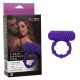 SILICONE RECHARGABLE 5 BEAD MAXIMUS COCK RING PURPLE
